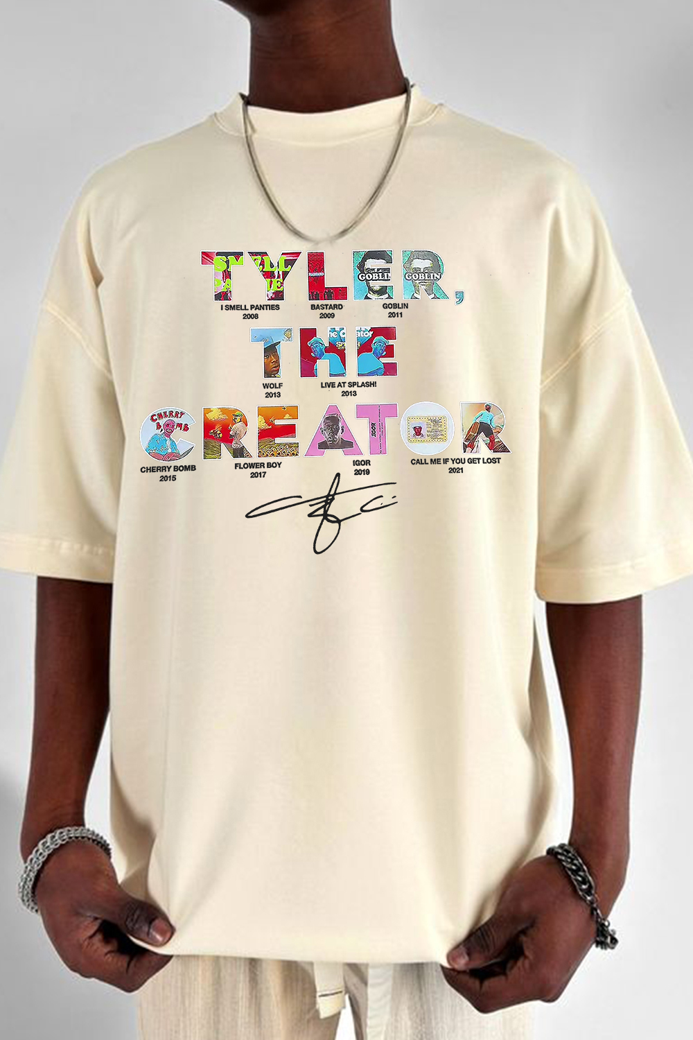 tylerthecreator crew neck Men tee