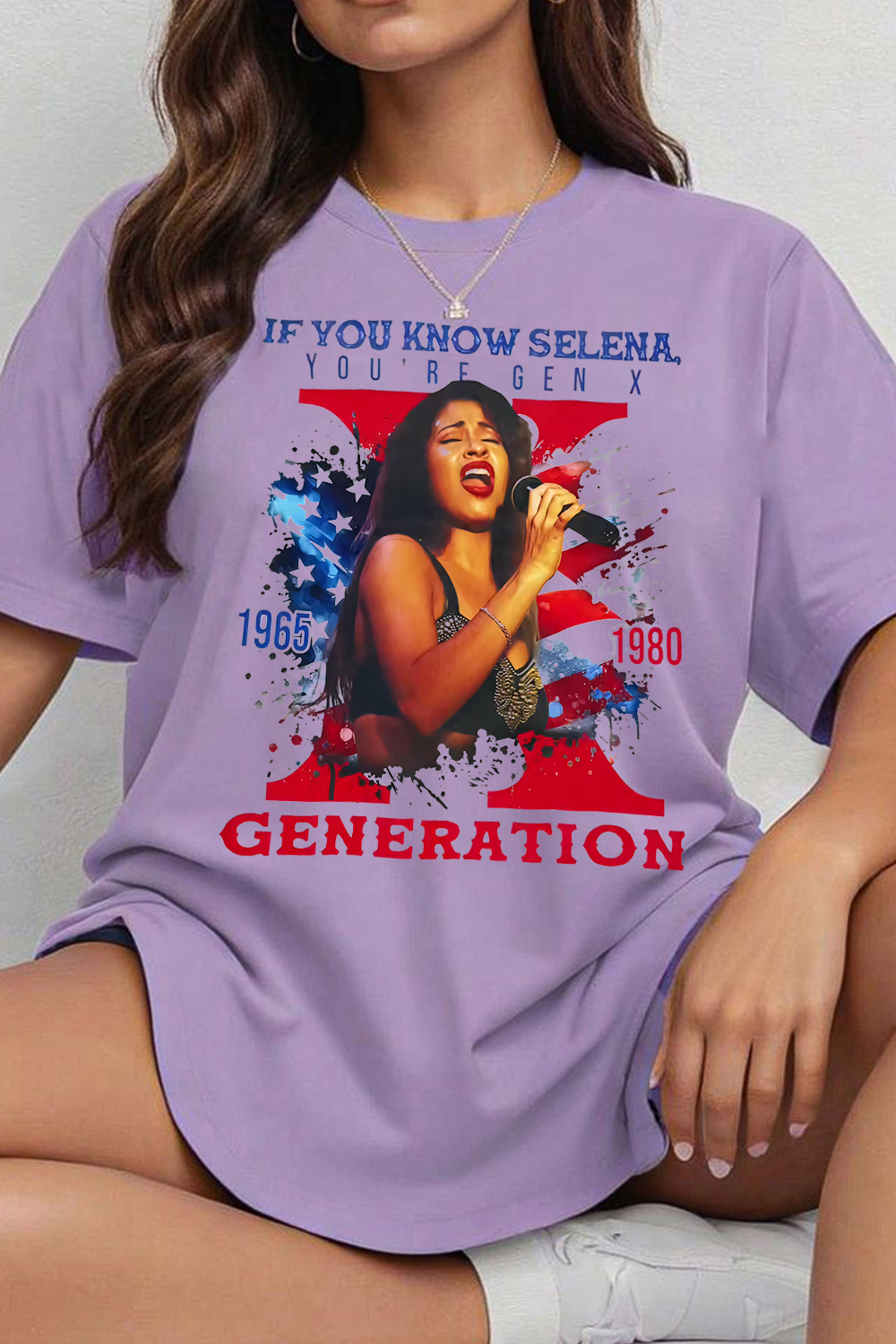 selenaquintanilla Print Short Sleeve T-Shirt