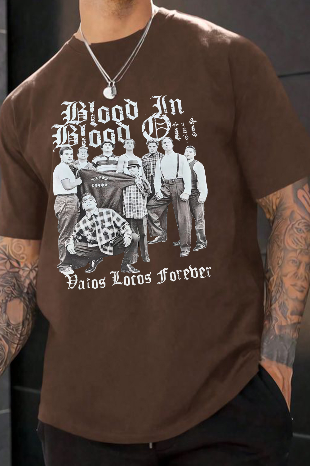 Blood in, blood out men T-shirt