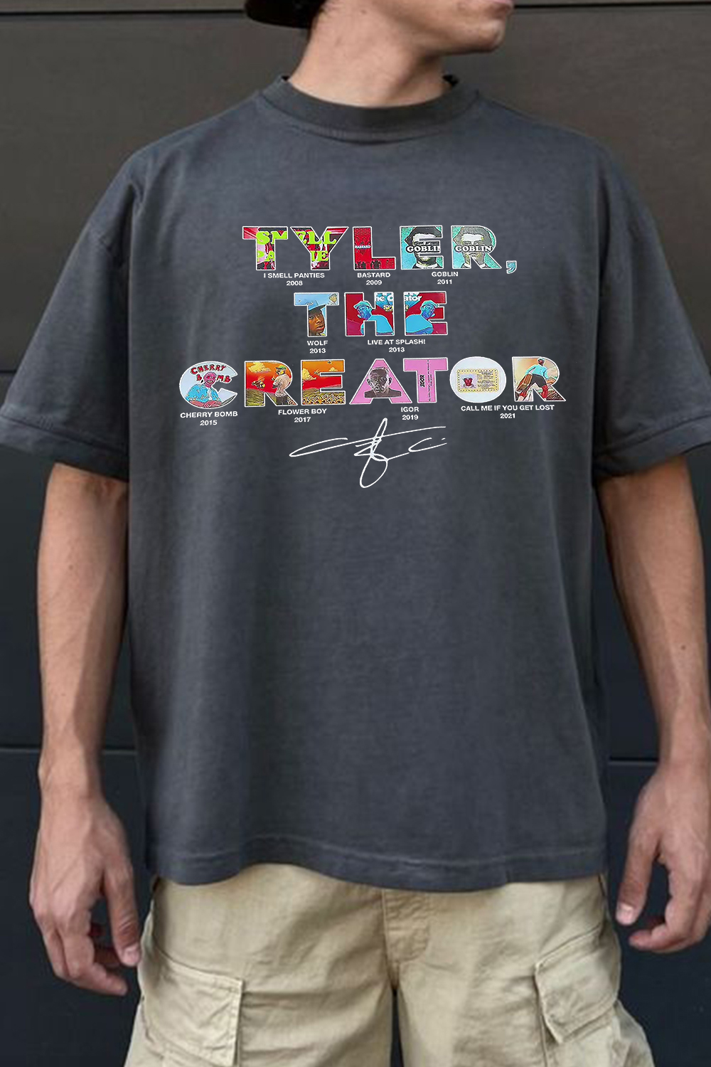 tylerthecreator crew neck Men tee