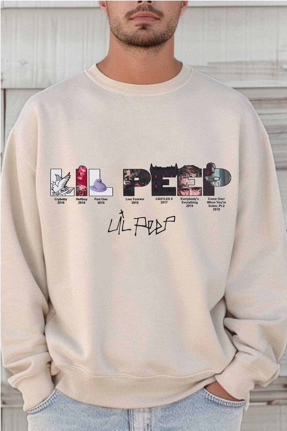 lilpeep long sleeve sweatshirt