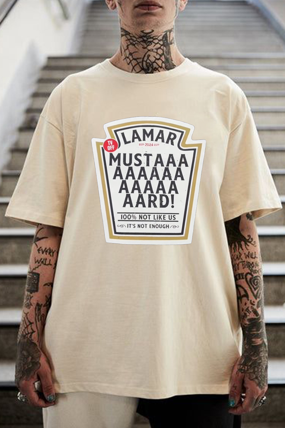 mustard men's t-shirt