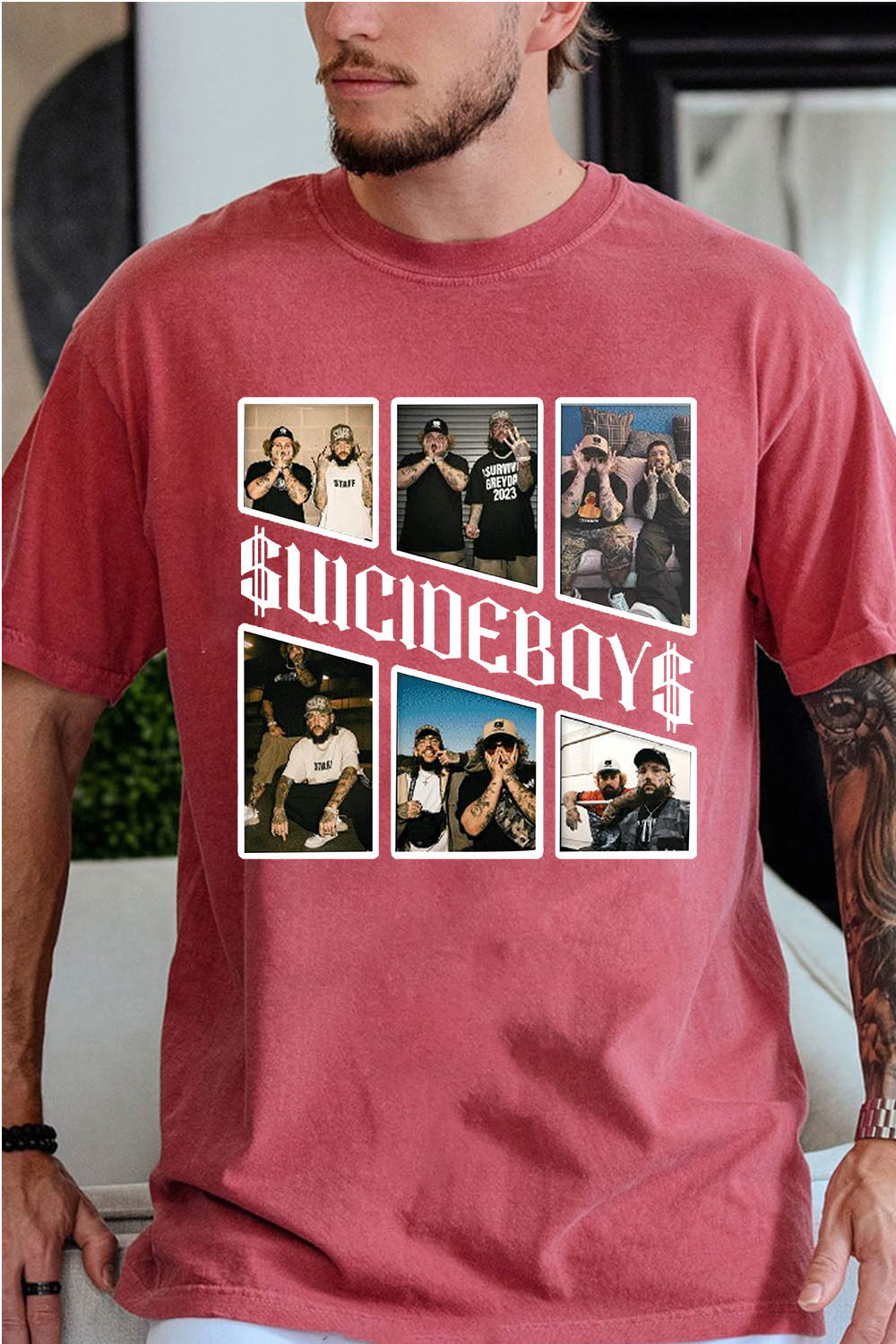 $uicideboy$ poster print men's t-shirt