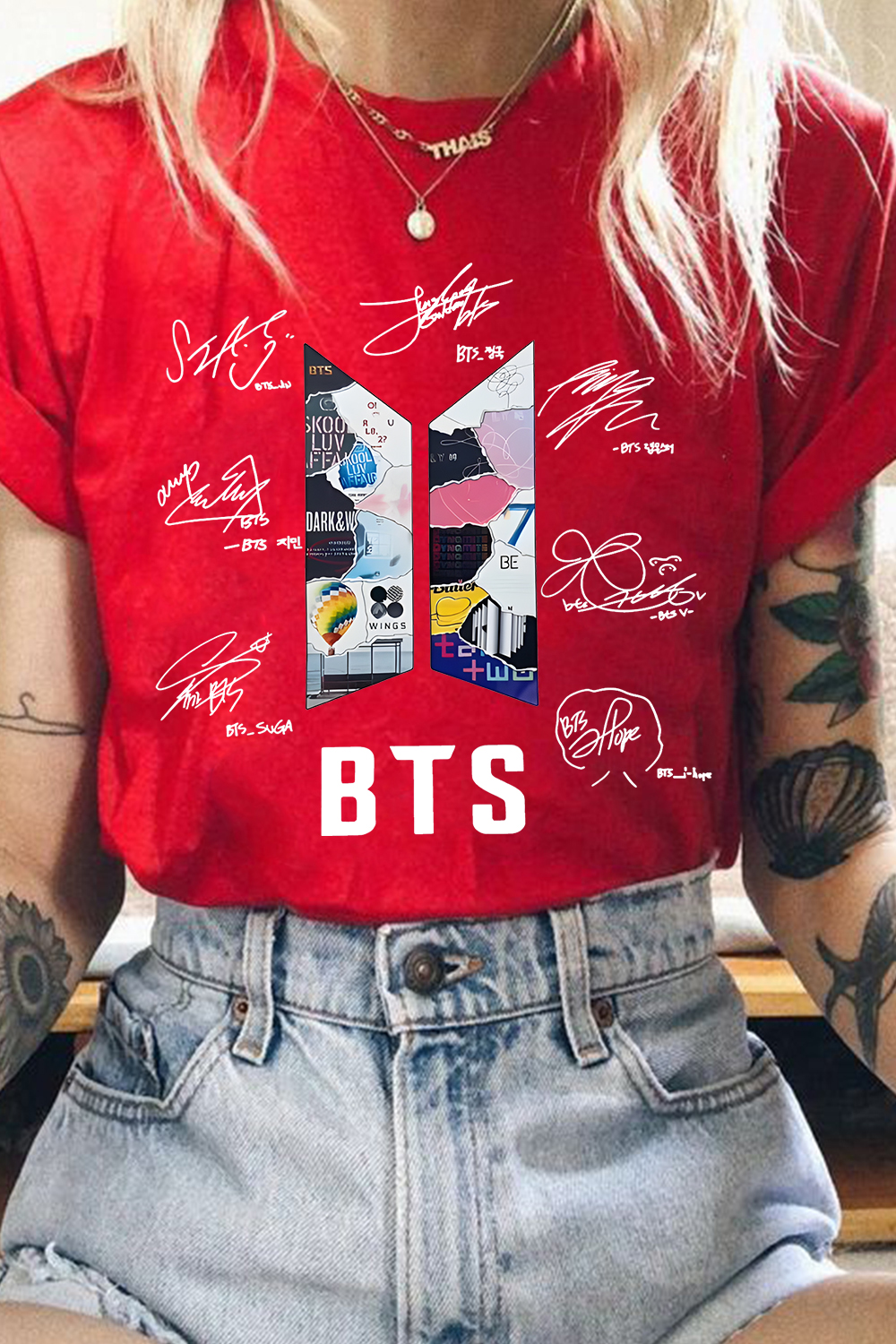 Happy 12th Anniversary BTS Short-sleeved T-shirt