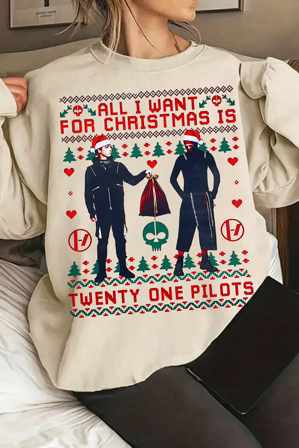 Twenty One Pilots Christmas Sweatshirt