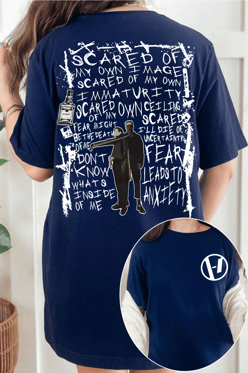 twentyonepilotsedit 2-sided printed women's shirt