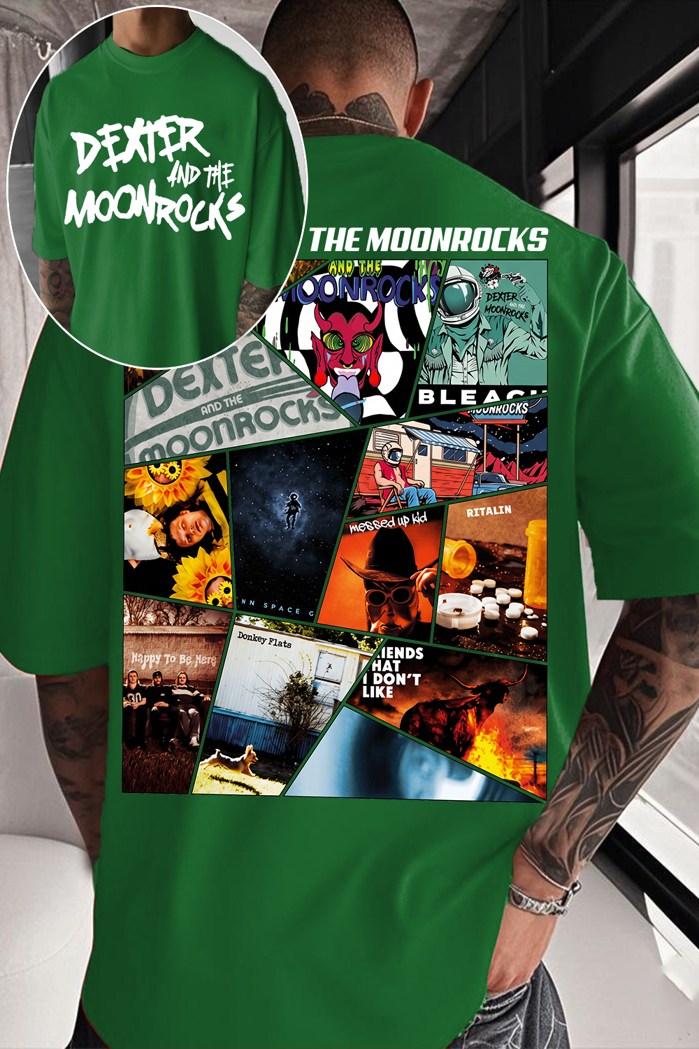Dexter And The Moonrocks Album Collage T-Shirt
