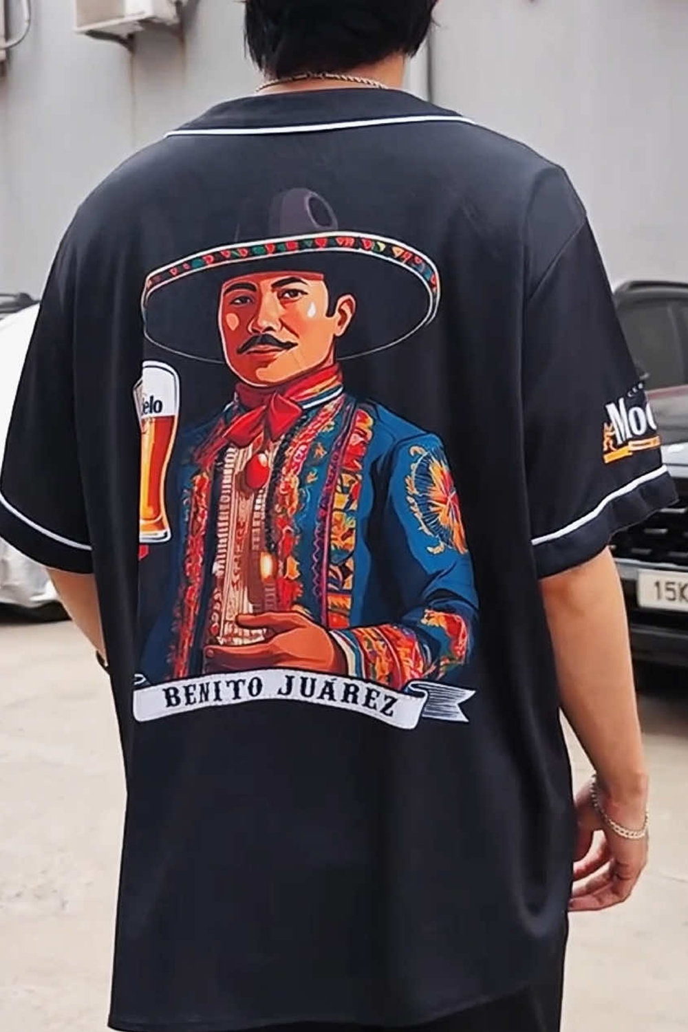Bento Juarez x Cerveza Modelo  Baseball Jersey