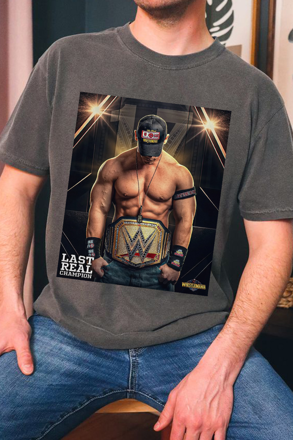 Last Real Champion tee