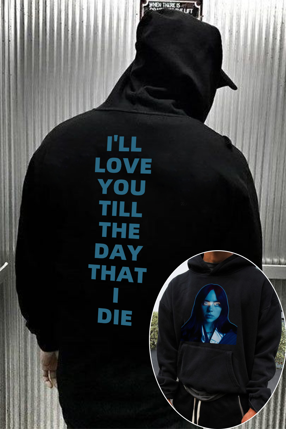 Billie Inspired Tour 2026 Style Hoodie For Men