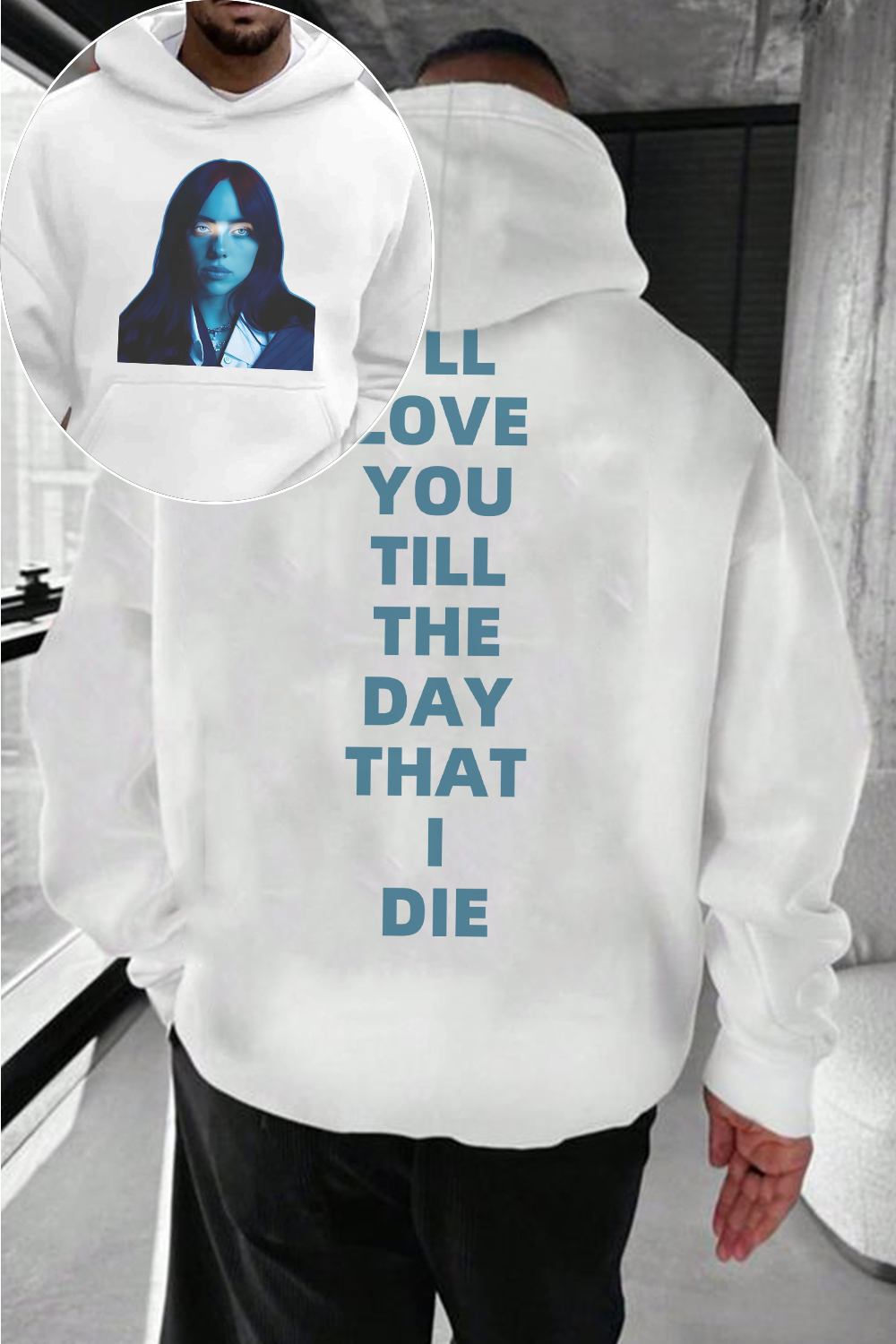 Billie Inspired Tour 2026 Style Hoodie For Men