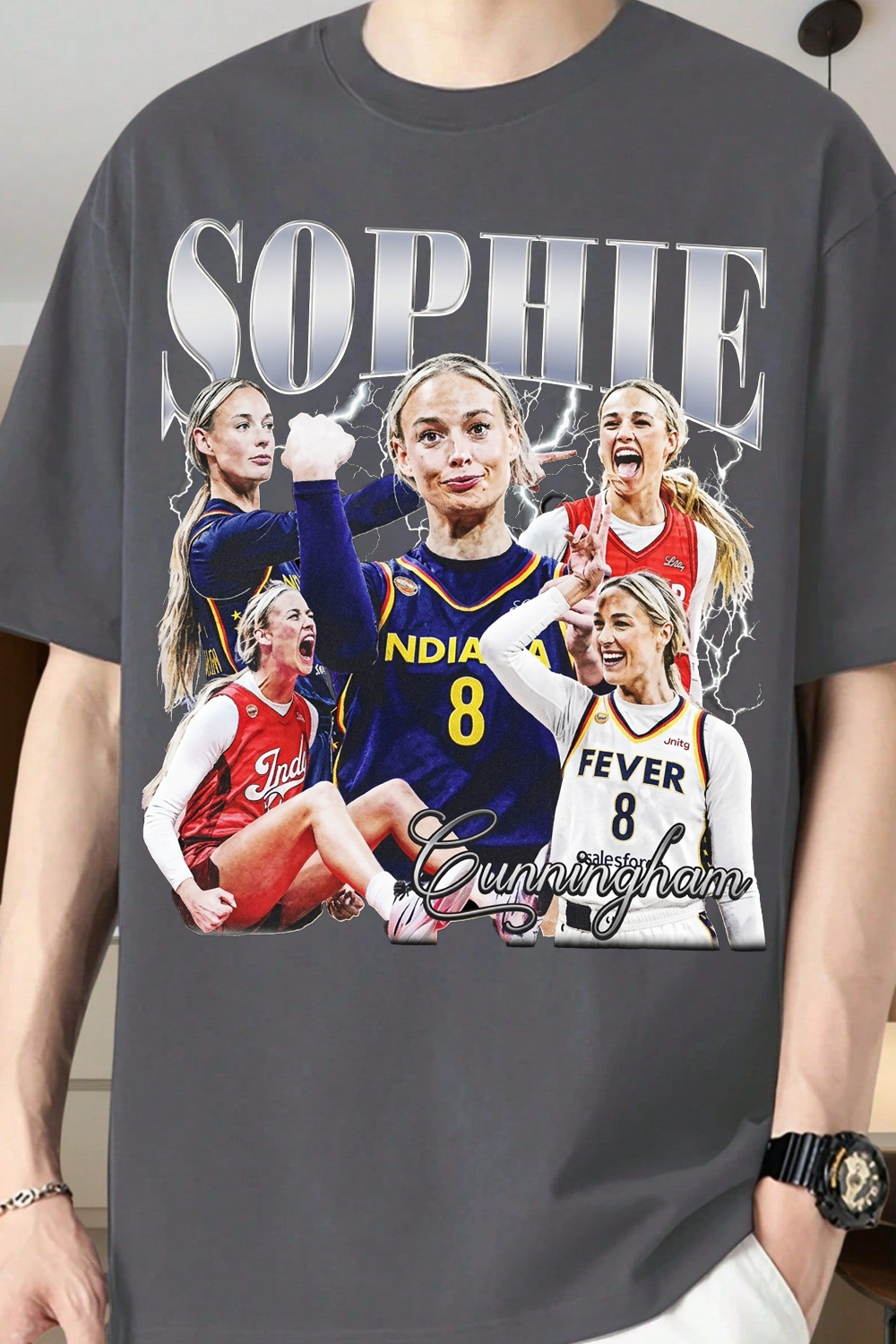 WNBA Sophie Cunningham Men T-Shirt