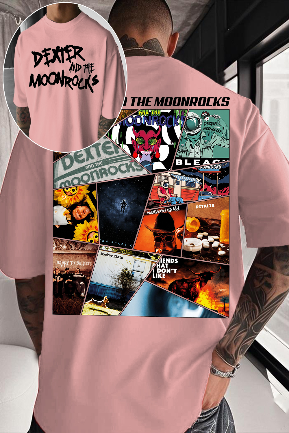 Dexter And The Moonrocks Album Collage T-Shirt
