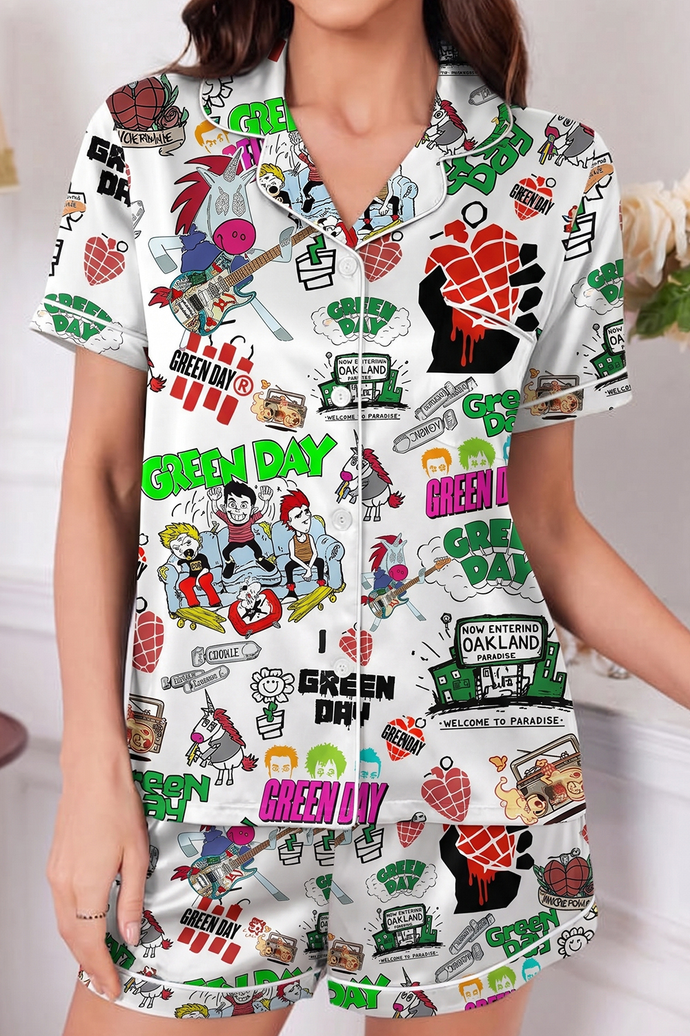 Green Day Pajamas Set