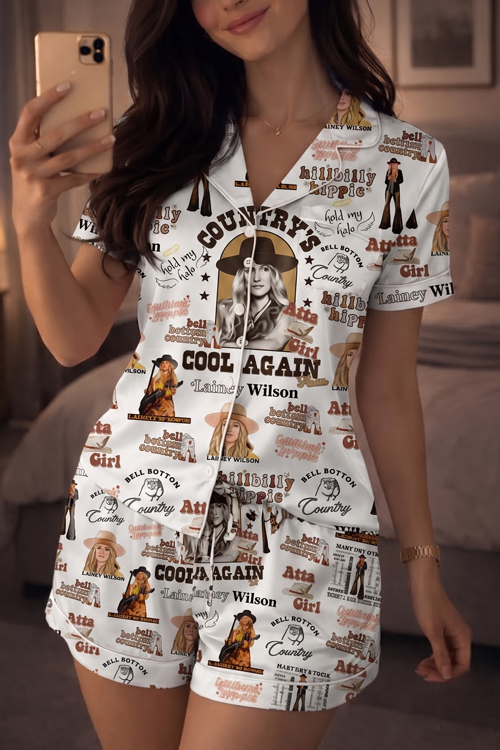 Lainey Wilson Country’s Cool Again Pajamas Set