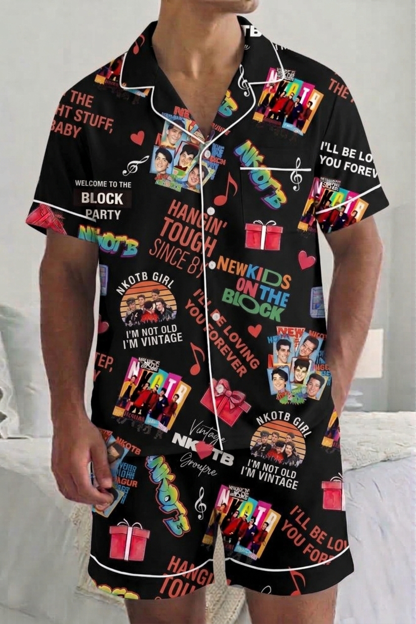 Nkotb Men's Pajama Set