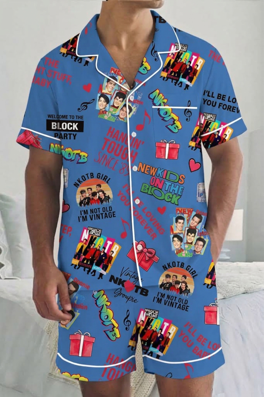 Nkotb Men's Pajama Set