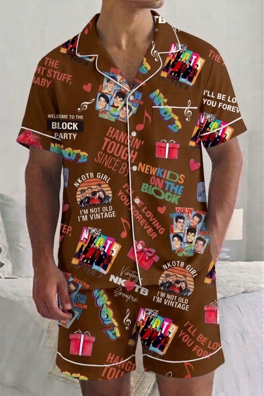 Nkotb Men's Pajama Set