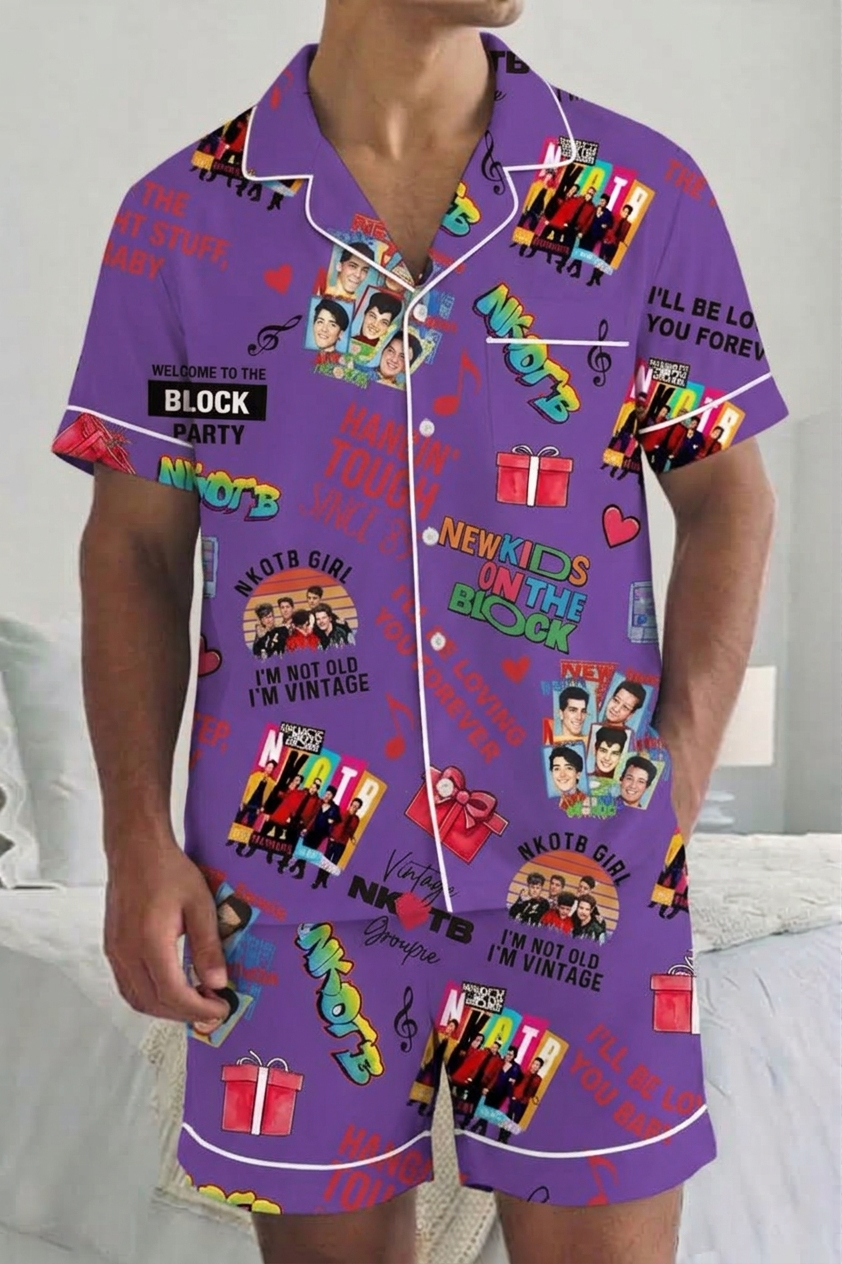 Nkotb Men's Pajama Set