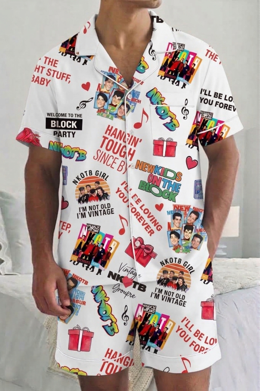 Nkotb Men's Pajama Set