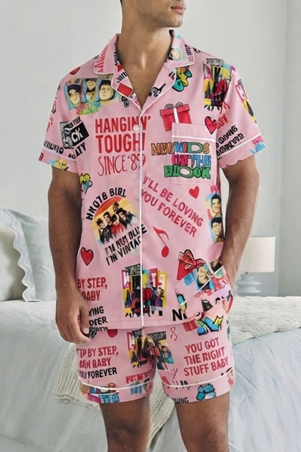 Nkotb Men's Pajama Set