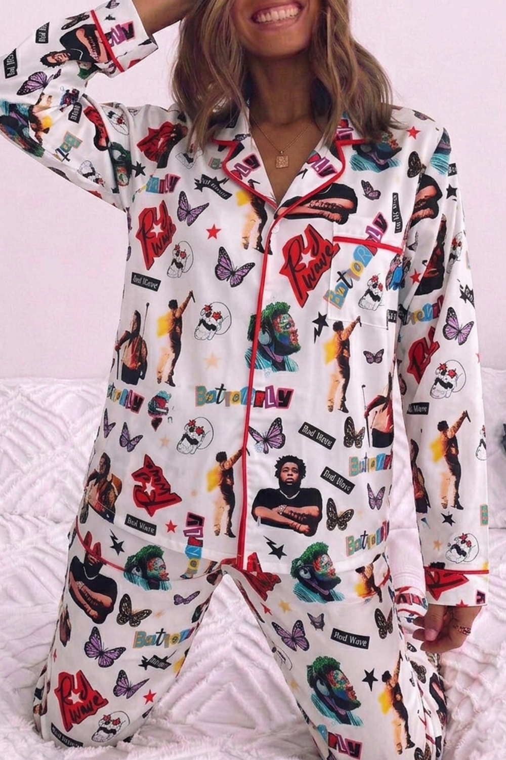 Rod Wave Long Pajamas