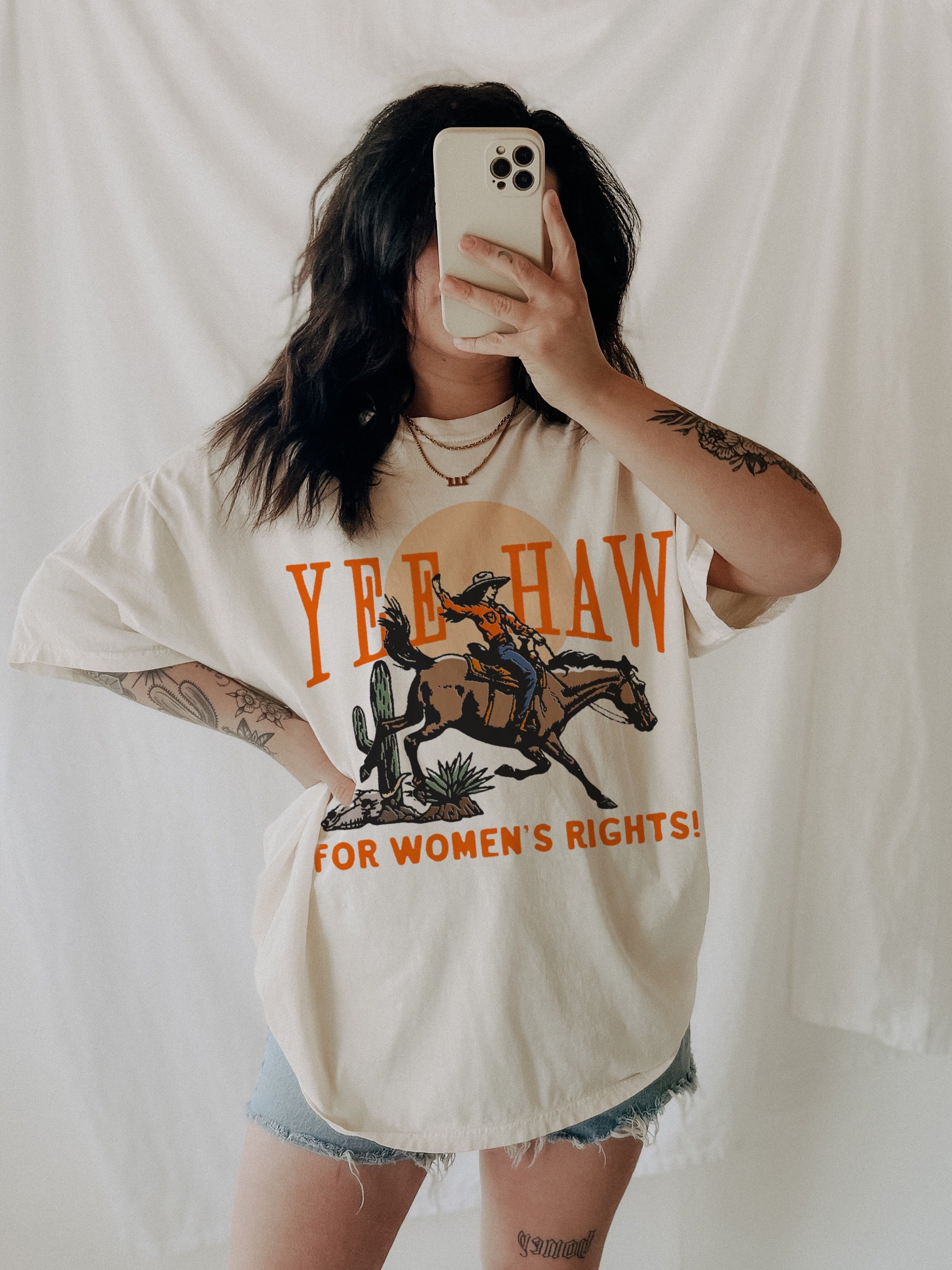 Yeehaw For Women's Rights Cowgirl Tee