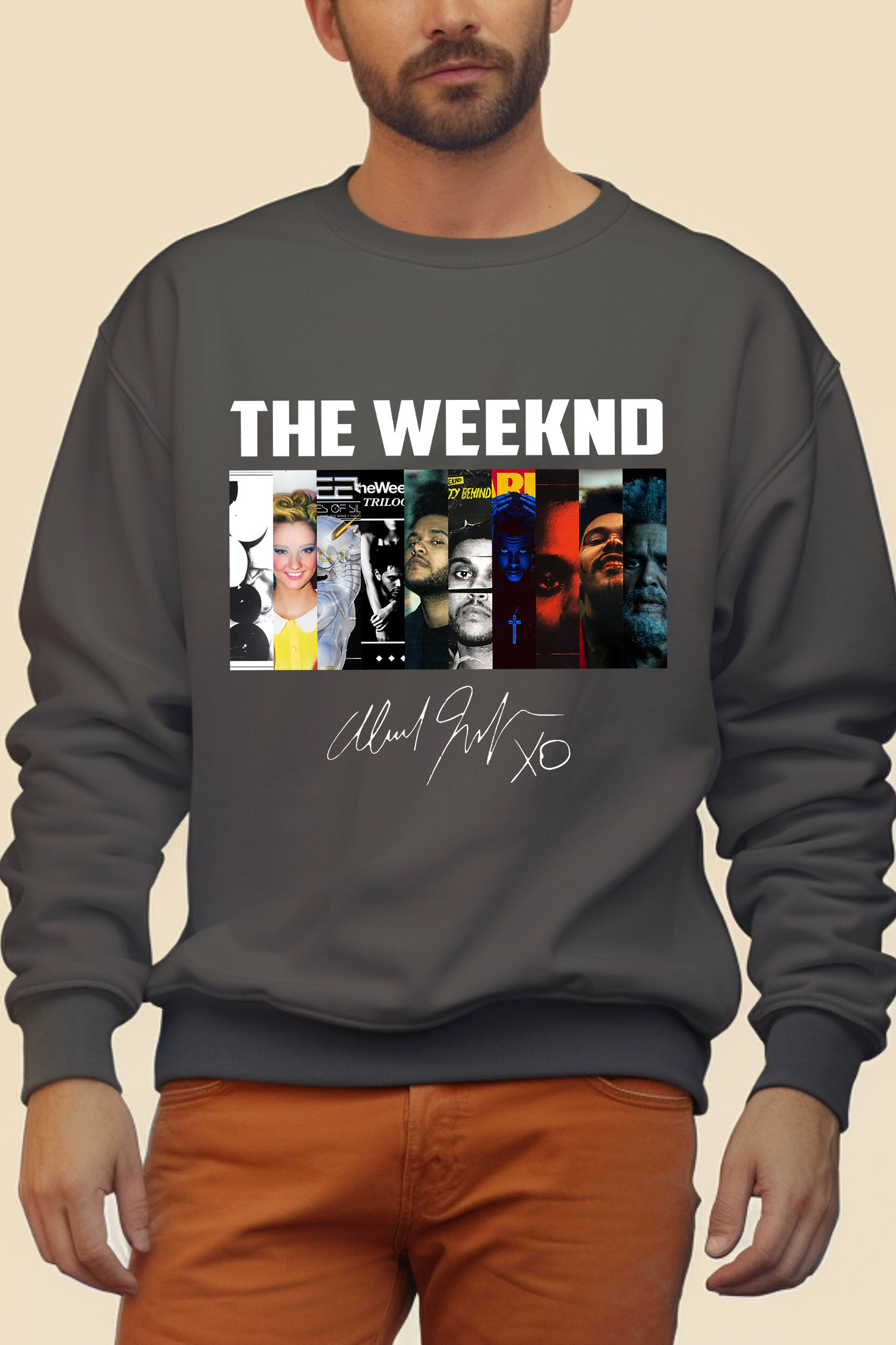 The Weeknd Albums Collection Shirt, Vintage The Weeknd Signature Men Sweatshirt