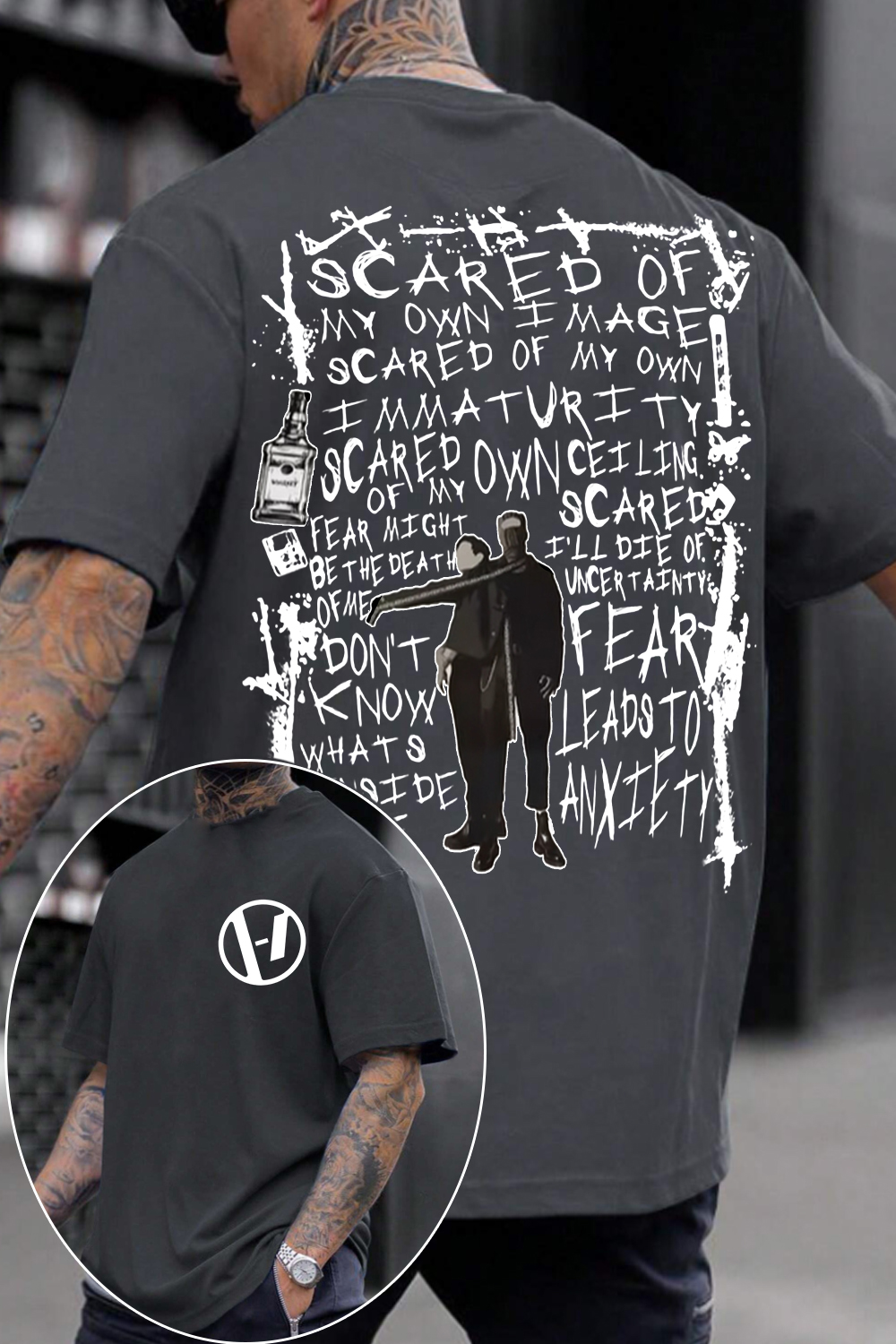 twentyonepilotsedit 2-sided printed shirt