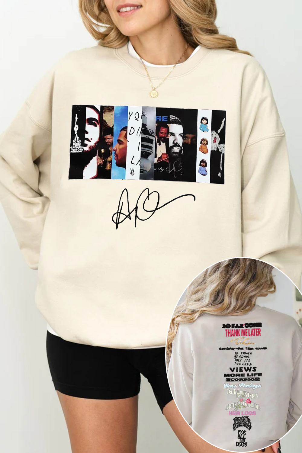 DRAKE crew neck sweatshirt
