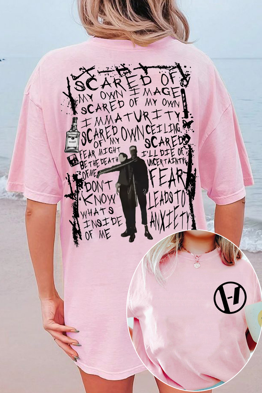 twentyonepilotsedit 2-sided printed women's shirt