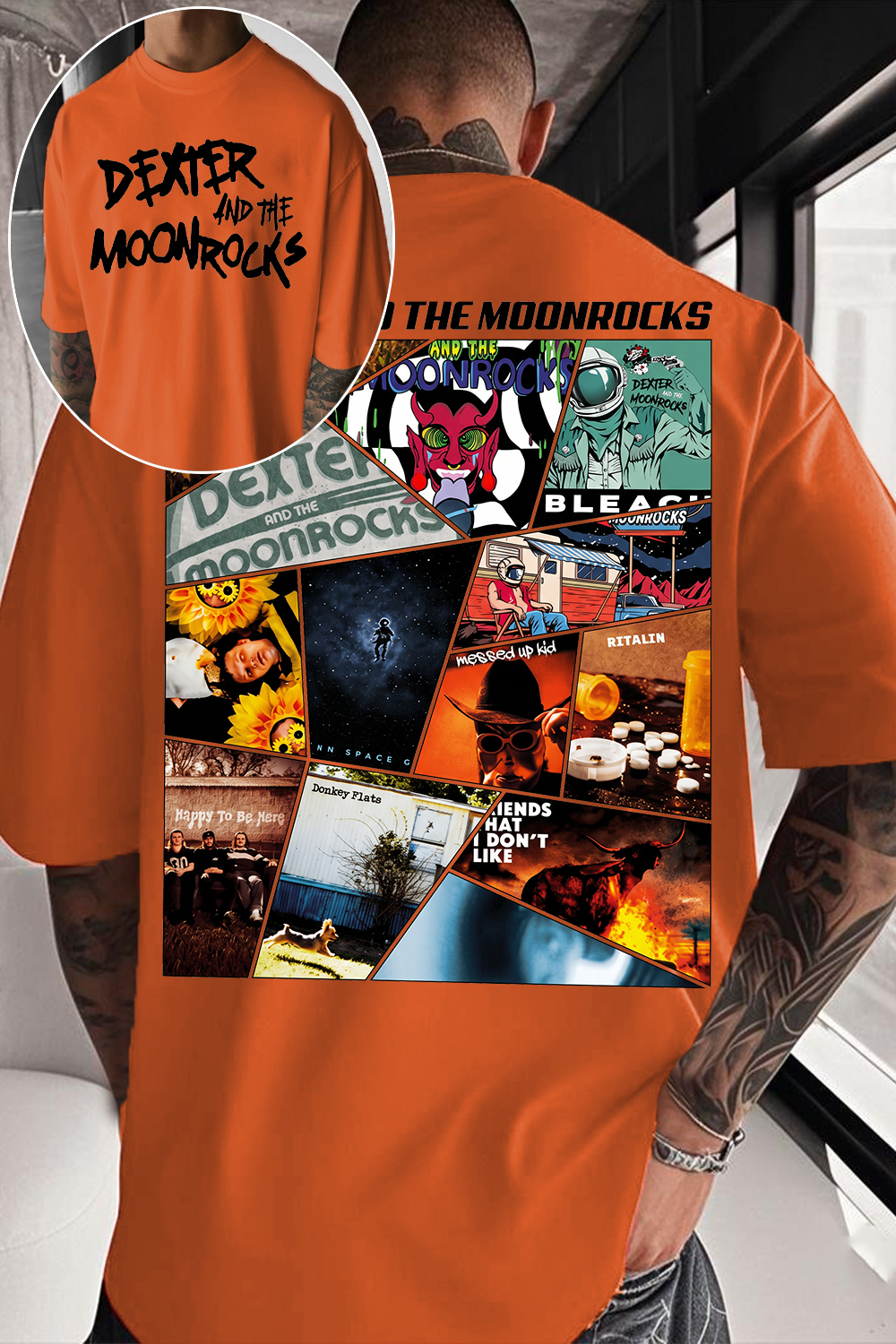 Dexter And The Moonrocks Album Collage T-Shirt