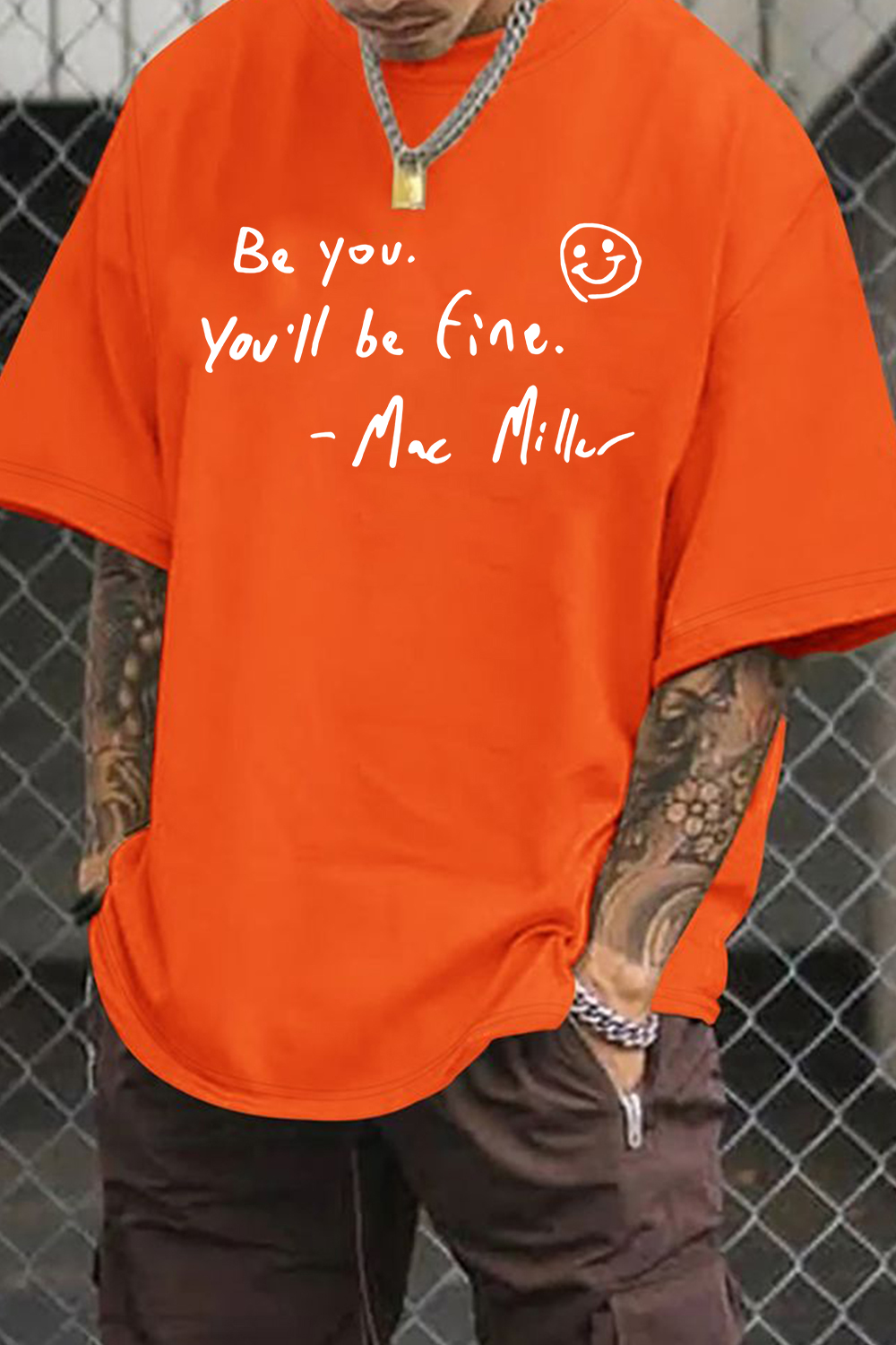 Be yourself. You'll be fine - Mac Miller TEE