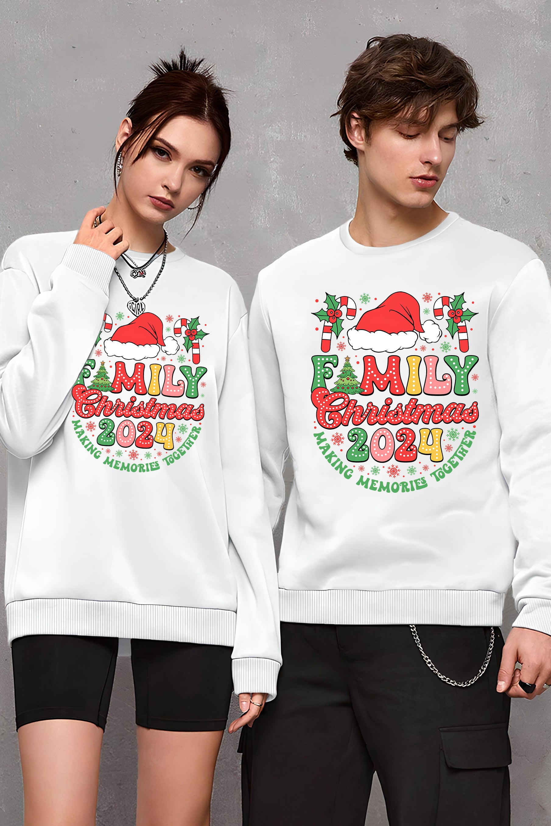 Merry Christmas Couple Matching Sweatshirt For Men