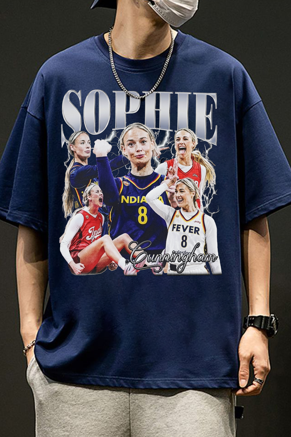 WNBA Sophie Cunningham Men T-Shirt
