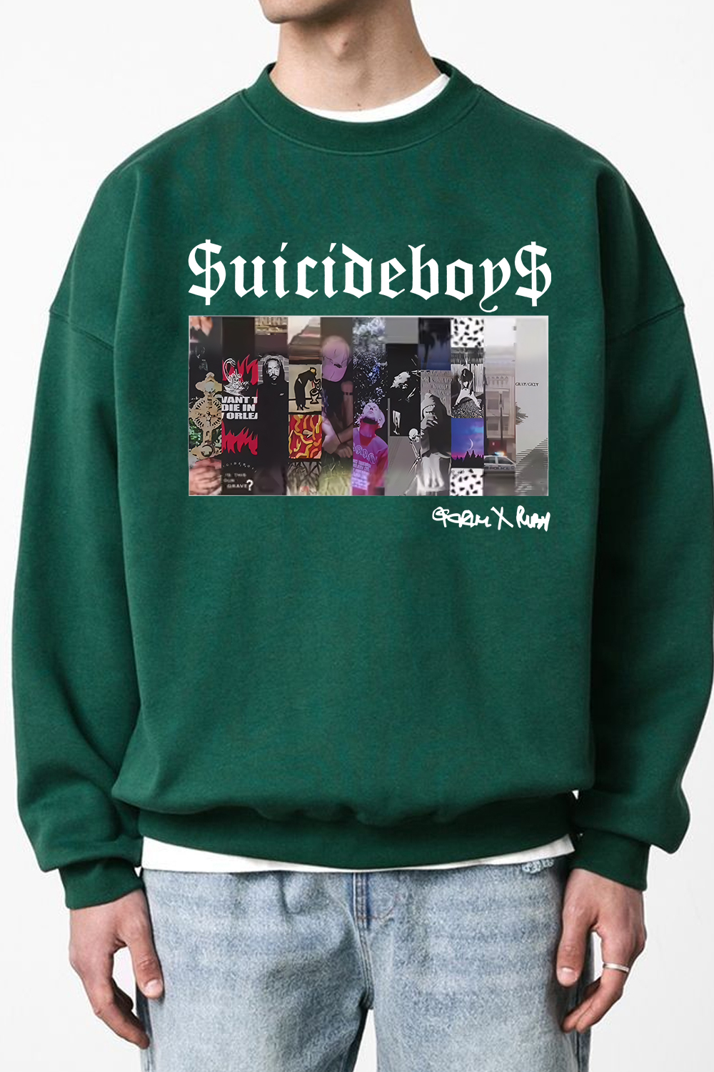 $uicideboy$ poster print men's sweatshirt