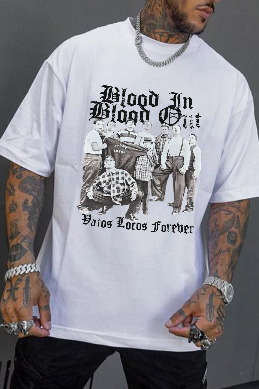 Blood in, blood out men T-shirt