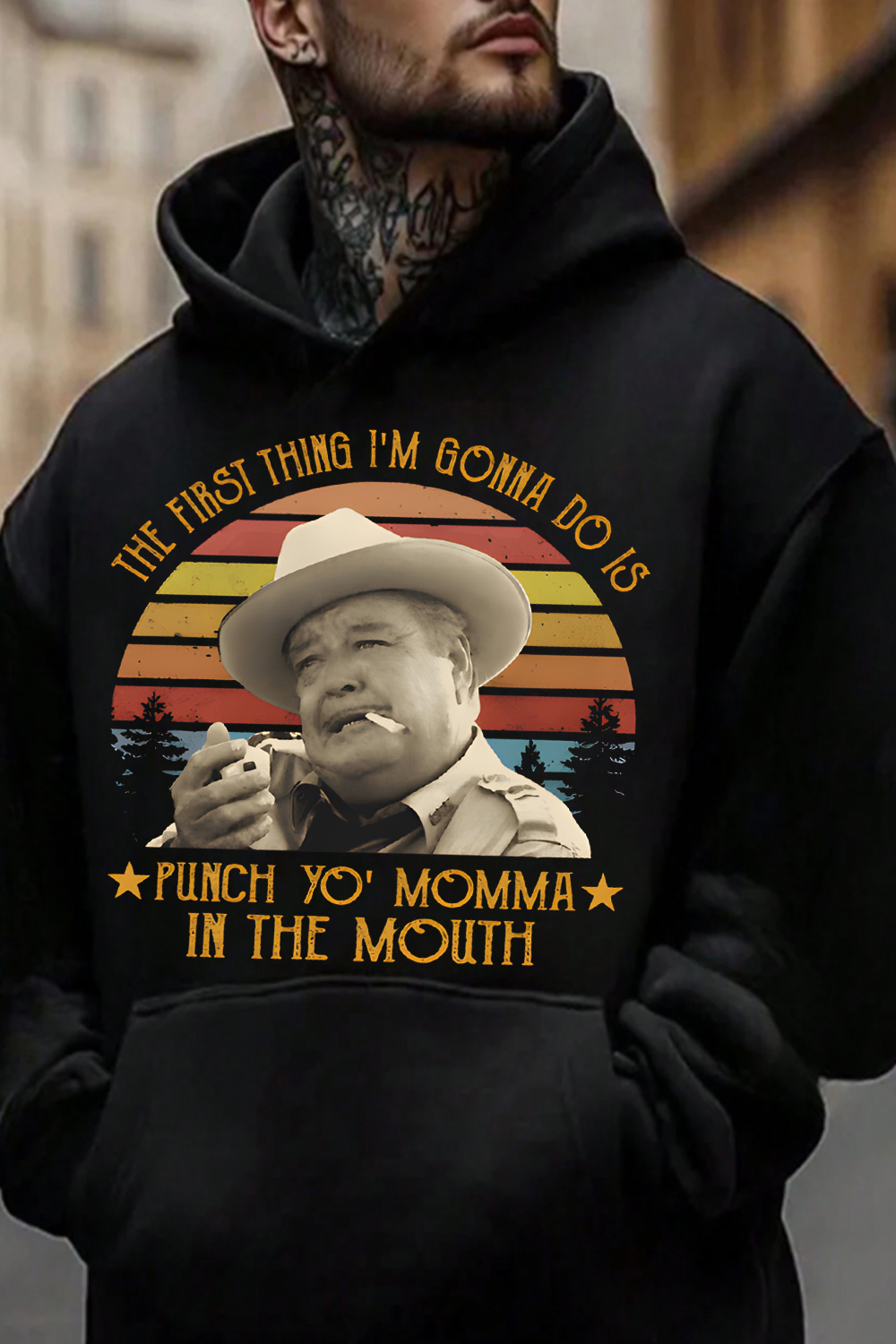 The First Thing I Do Is Shirt, Smokey And The Bandit Movie Hoodie
