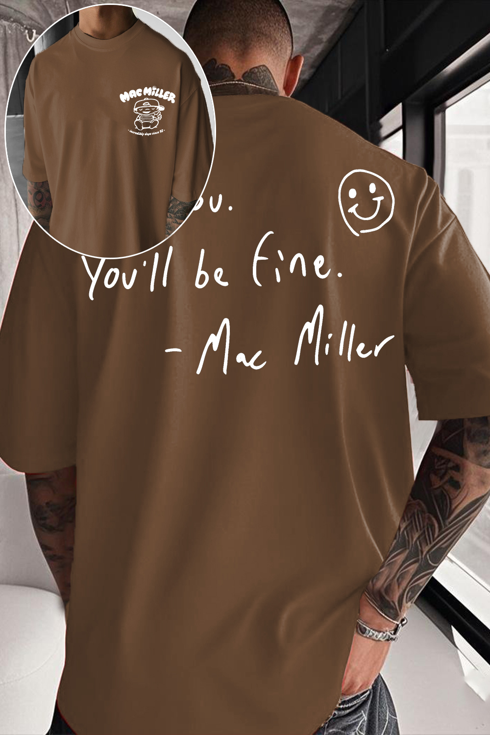 Be You You'll Be Fine Mac Miller Double‑Sided T‑shirt