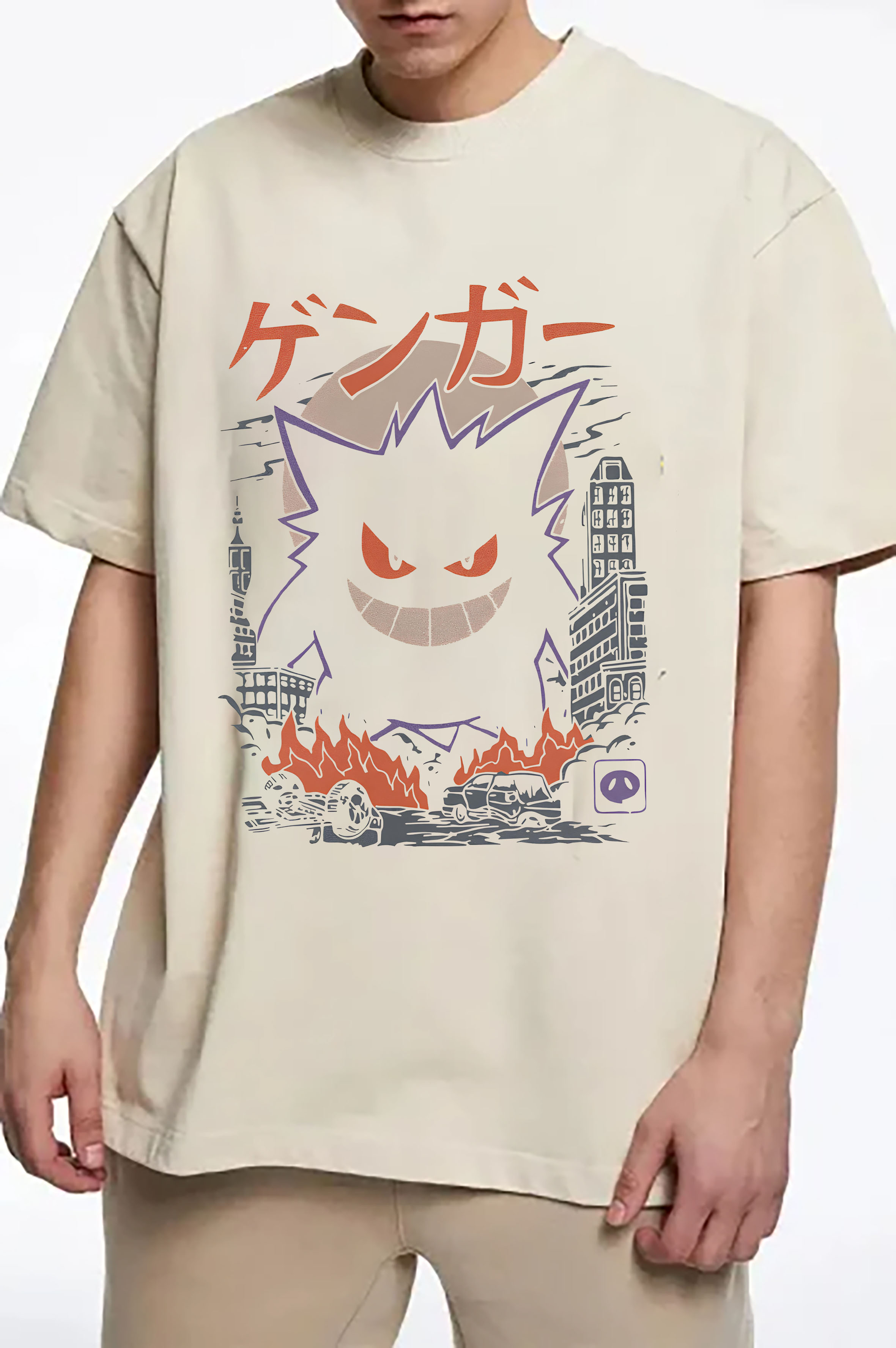 Gangar Pokemon Vingtage Shirt-MEN