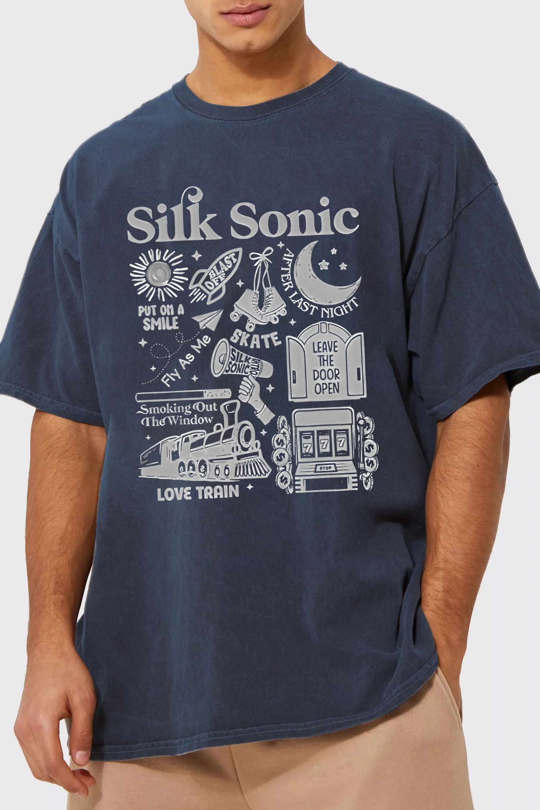 Bruno Mars An Evening with Silk Sonic Album Shirt-MEN
