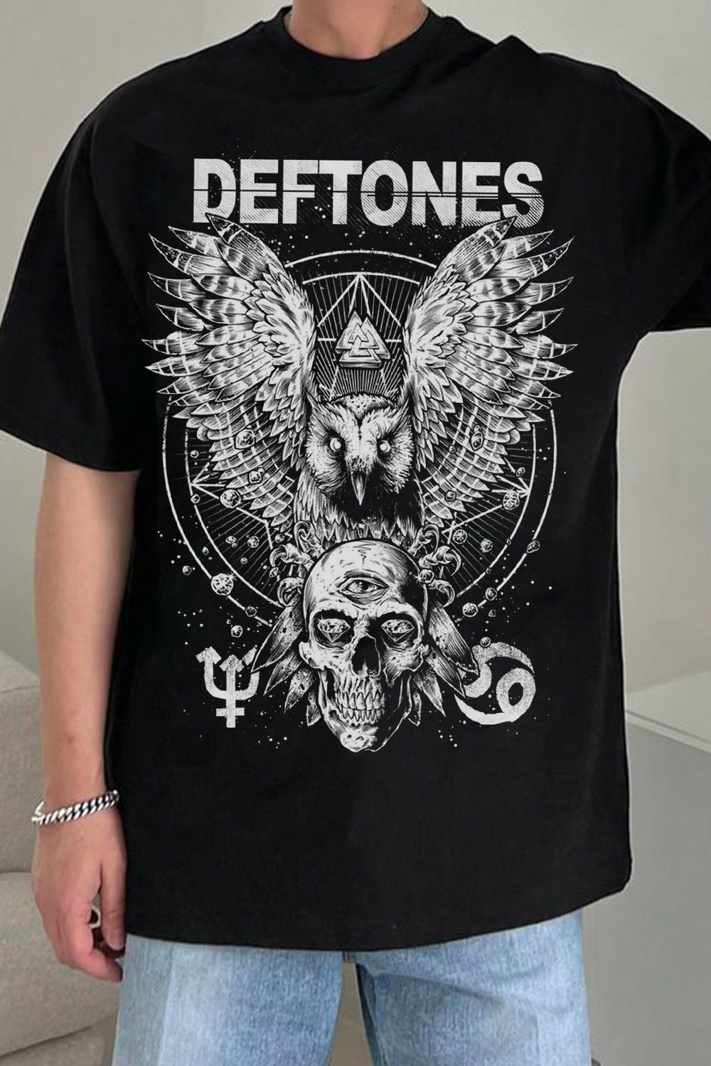 Deftones Printed T-shirt