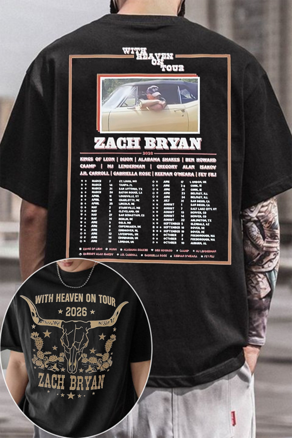 Zach Bryan Concert Tee