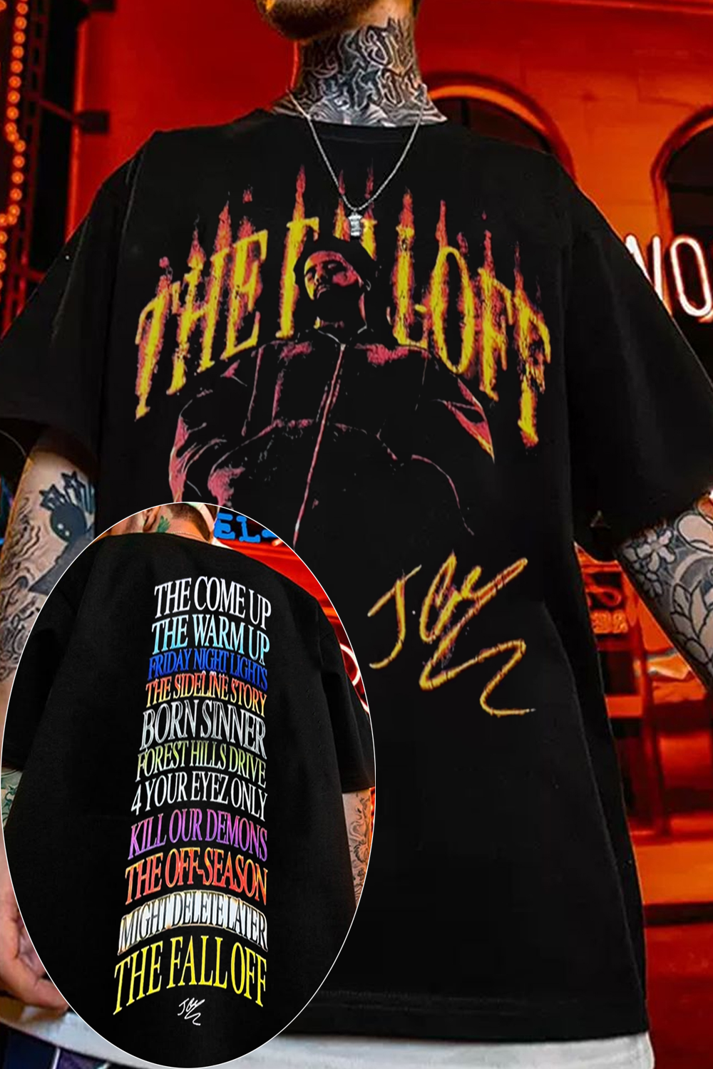 Jcole World Tour Shirt
