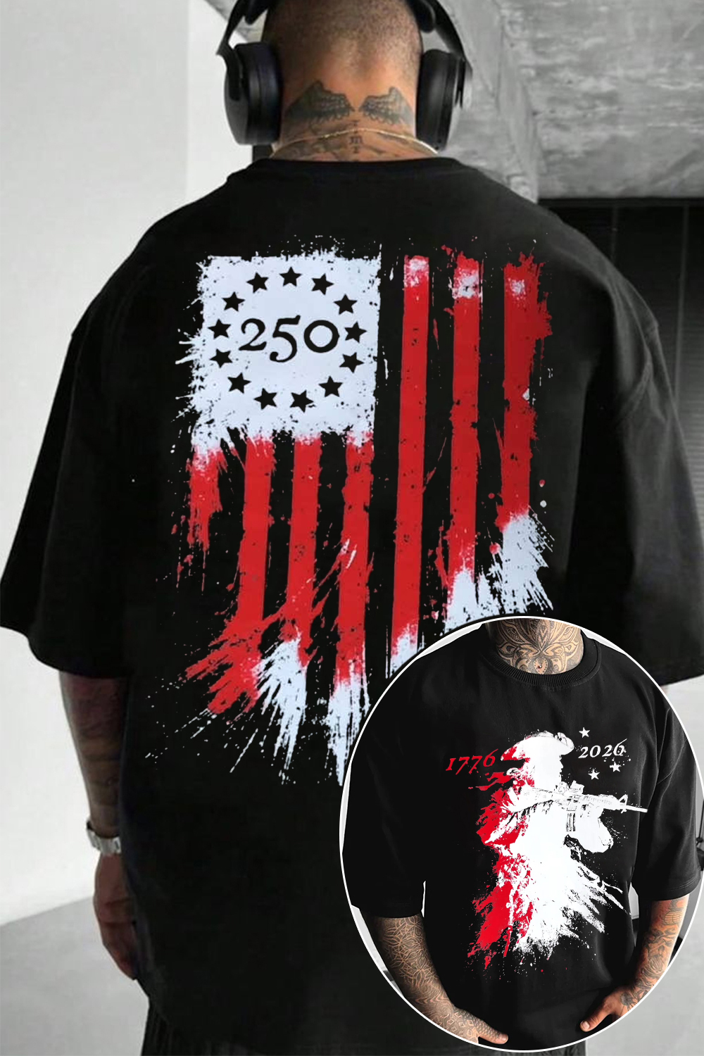 250 Years Of Freedom 4th Of July Tee