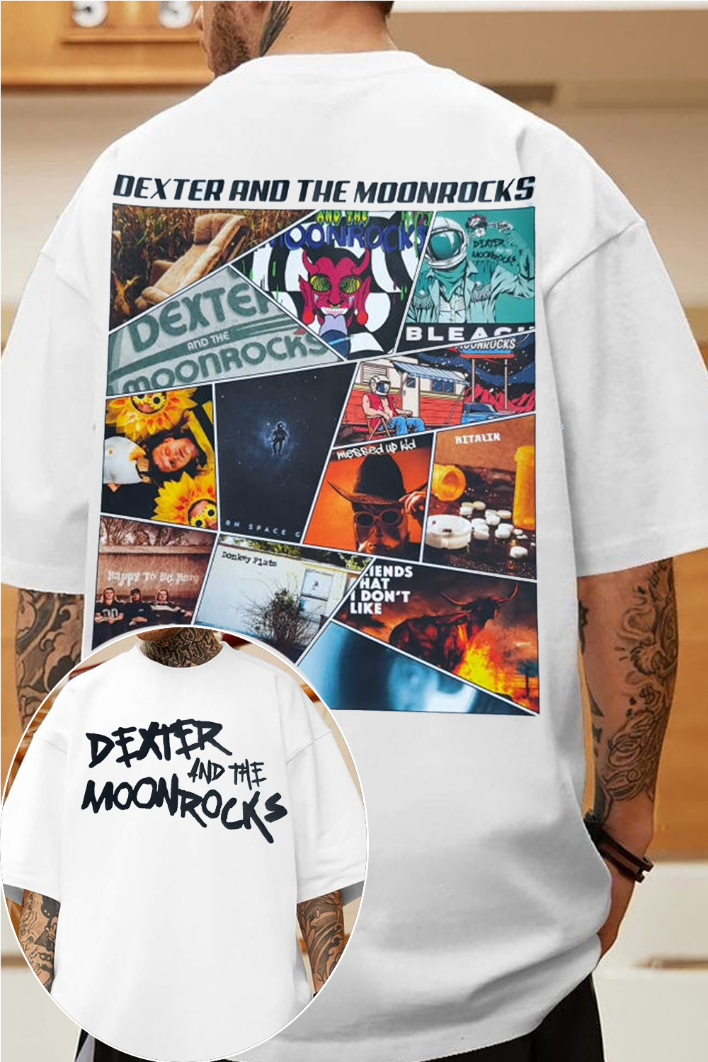 Dexter And The Moonrocks Album Collage T-Shirt