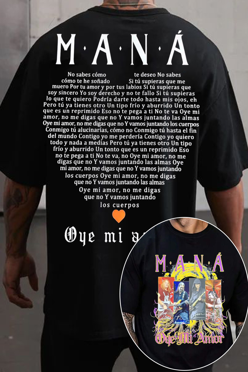 Maná Oyemiamormana🤘 Tee