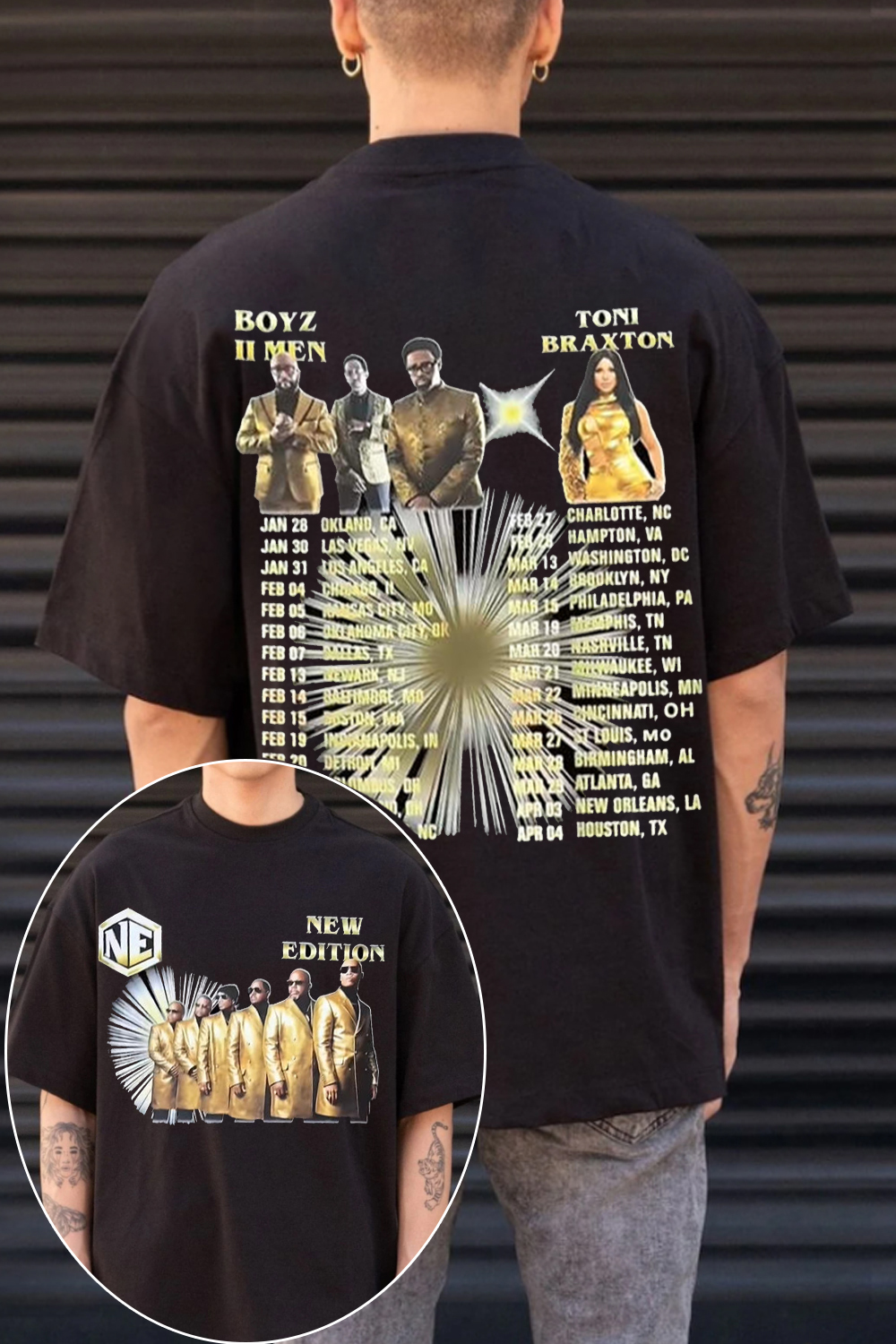 New Edition Way Tour 2026 Tee