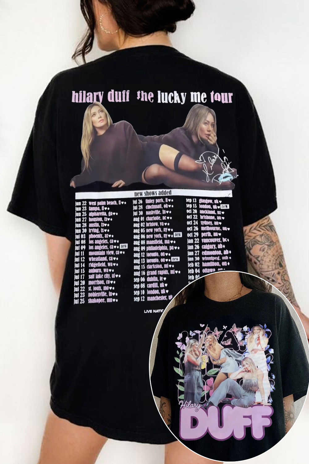 💕🎶 Hilary Duff Tour Tee