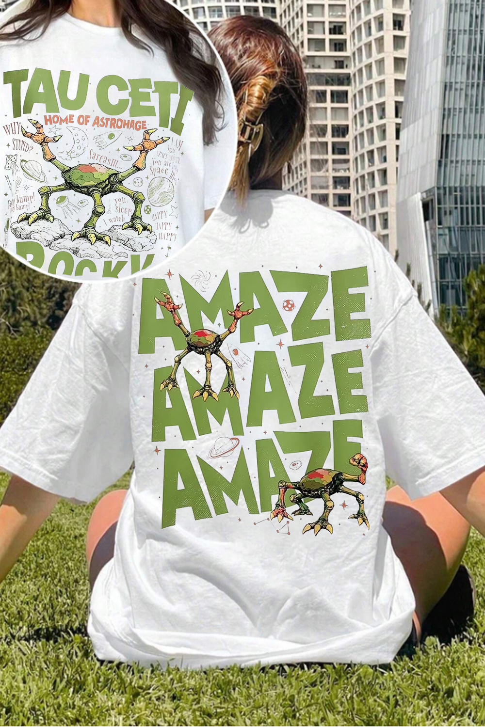 Project Hail Mary 2Sided Print Tee